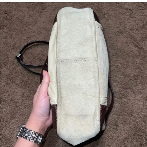 Burberry Suede Leather Handbag - Picture 8 of 10